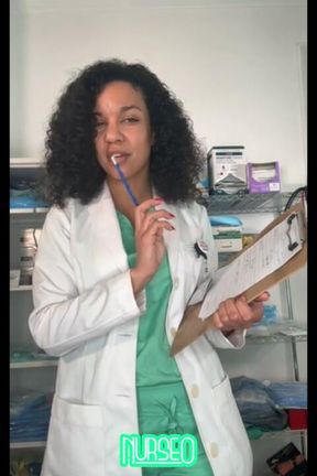 NurseO gloved clinical tube feeding gavage & Medfet Findom