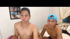 Latinos Chat ,smile, Rub Nips,jerking a Bit,blow Kisses Seminaked