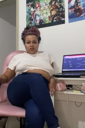 Stepmother Farting on Chair to Make Stepson Cum Pt3