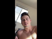 Shy, Curious Guy Fucks Himself and Jacks off - First Time on Camera - FULL VID ON ONLYFANS