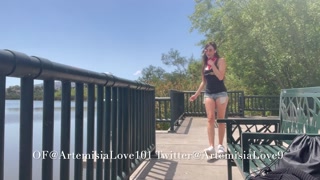 Pornstar Artemisia Love smoking outside OF@ArtemisiaLove101 Twitter@ArtemisiaLove9