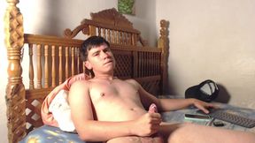 A Big Pink Cock Spilling Latin Milk