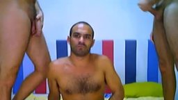 Cute Chris & Hunky Matt & Hairy Alex Private Show - Part 2