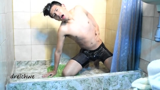 Cock in the bathtub