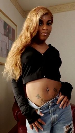 BLACK-TGIRLS: A Lil Bit More   Clip 1