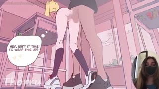 Yellow Miku kicks ass after college classes