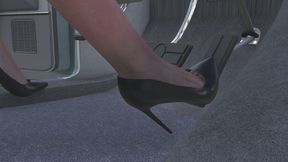 1975 Ford LTD Landau Cranking Template - Angie in Stiletto Pumps 1080p