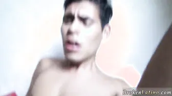 Twink gets barebacked by clever dude in hardcore gay fuck