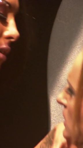 Dee sticks a dildo up guys ass while he fucks Lana Moore