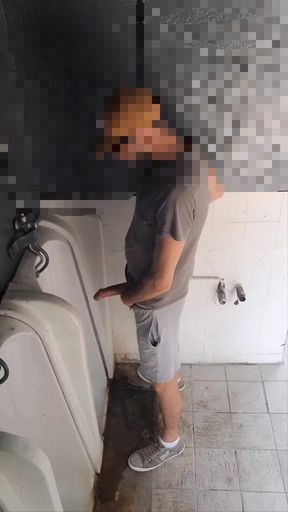 Masturbates in the toilets