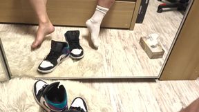 Nike Sneaker and Socks Fun