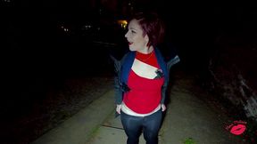 la video du mercredi ! premiere partie de mon exhib en ville avec un joli plug...