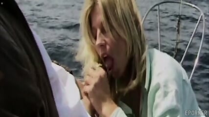 Blonde Sucks Cock on a Boat Like Its Her Job - Aiden Star, Brooke Scott