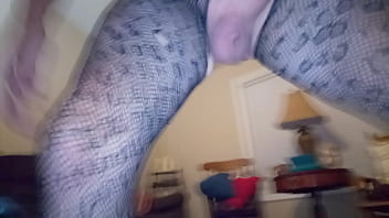 Daisyjo fucks her sissy slave with 9 inch strap on.