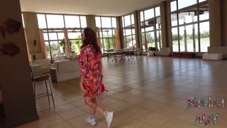 Stepmom gives me a tour of her new exclusive clubhouse. Who wants her as sugar mommy? I'm into