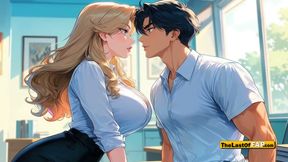 Hot MILF Gets Fucked by Obsessed Student in Library Uncensored AI Hentai