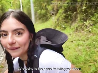 Hiking with Iris Rodriguez Ends in Outdoor Anal Sex - Danner Mendez & Iris Rodriguez