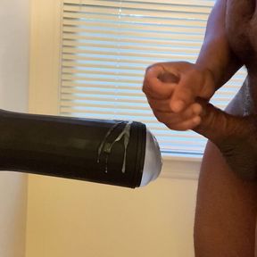 Loud Moaning Pounding and Cumshot By Black Cock