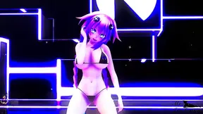 Neptunes Purple-Goddess Rides Wild in Steamy MMD Pleasure Quest