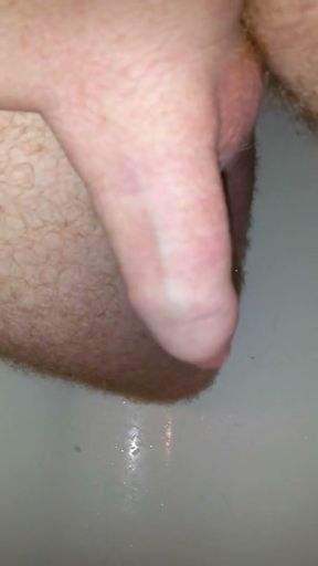 my cock spurting pee   Clip 1