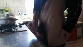 Masturbating while I cook for my stepmom