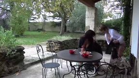 Rough Outdoor Anal With Caro And Catalya