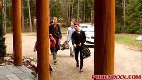 Adorable twinks share hot anal sex passion in a cabin