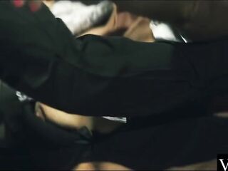 Busty MILF seduces another MILF and they have avid sex