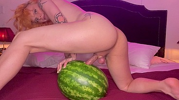 Watermelon Fuck + Cumshot