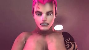 Horny Futa Zarya Bangs Widowmaker In Steamy 3D Hentai Action