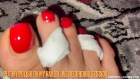 LUDOVICA LUXURY -PUT MY POLISH ON MY NAILS! -hd