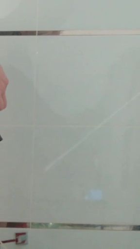 Guy Caught Pissing by Bathroom