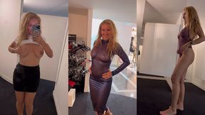 puis direction un grand sexshop sur pigalle pour essayer differentes tenues ...