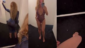 puis direction un grand sexshop sur pigalle pour essayer differentes tenues ...