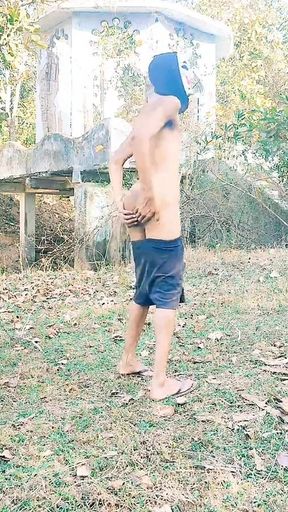 Mask Men in Forest
