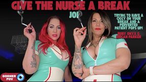 Give the nurse a break JOI with Ruby Onyx