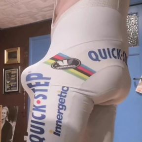 White Sports Wear and Big Extreme Bulging