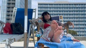 Beach Barefoot Feet - Your Only Focus Is Mistress Sortari's Feet - Femdom POV Foot Worship Feet Ignore
