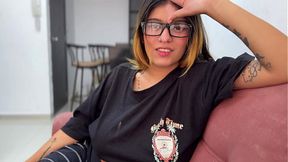 My stepbrother's girlfriend begs me to fuck her good since he can't penetrate her like I can