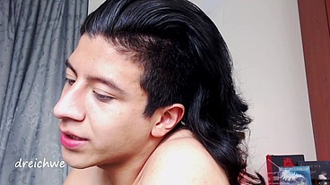Combing my long hair with masturbation - Episode 29