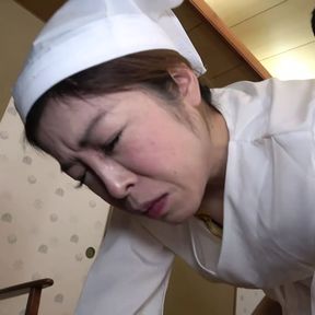 Japanese mature housemaid provides full service to client