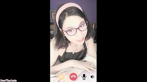 spying on your hot tgirl stepsister DaniTheCutie is fun