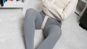 2161 Ebs in Straitjacket and Grey Tights