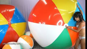Nova Deflates 2 HUGE Beach Balls 4K (3840x2160)