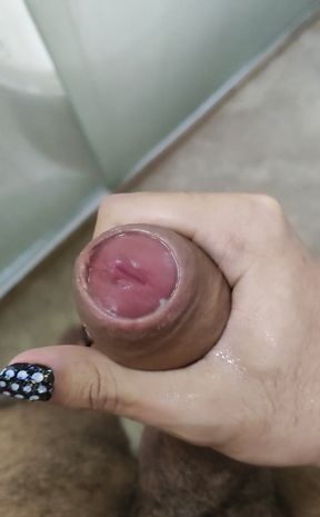 Close-up cum. Wanna lick me clean?