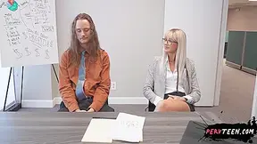Katee V And Tony Rubino - Cheating Teen 18+ Talks On Phone With Boyfriend While Boss Fucks Her At Office 10 Min