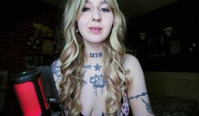 Sexy Alternative Blonde Burping