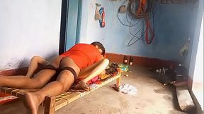 First time deshi village bhabhi outdoor sex