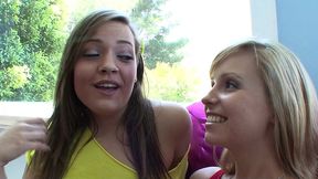 ashlynn leigh and hayden winters make lesbian love on the couch