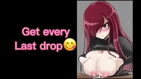 Erza Scarlet Joi Cbt Cei (ALOT of Edging, Ruined Orgasm, Self facial, Dildo)